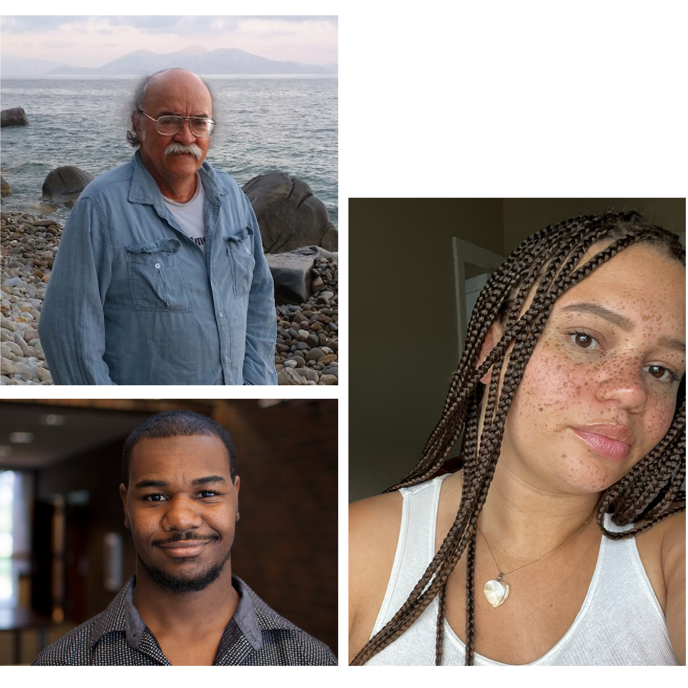 poets armando romero, james o'bannon and erin noehre