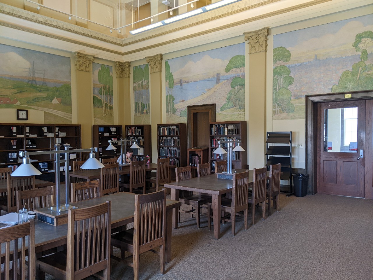 Reading room.