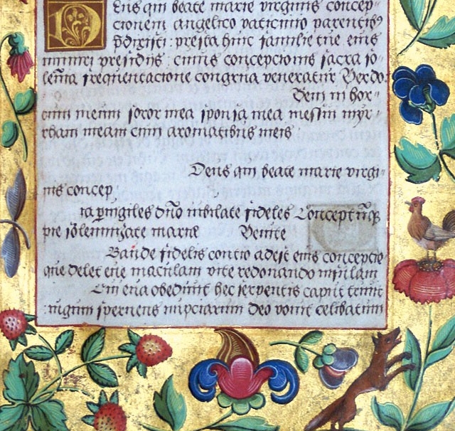 medieval manuscript of Aesop